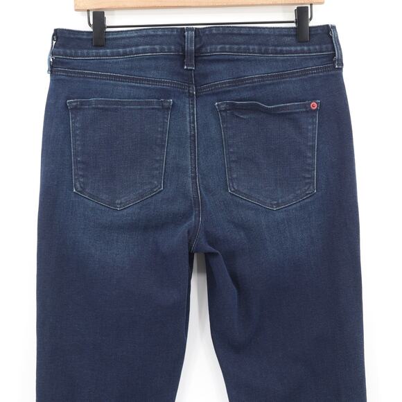 SPANX by Sara Blakely Woman's 5-Pocket High-Rise Skinny Jeans Dark Indigo Sz 29 - Picture 4 of 10